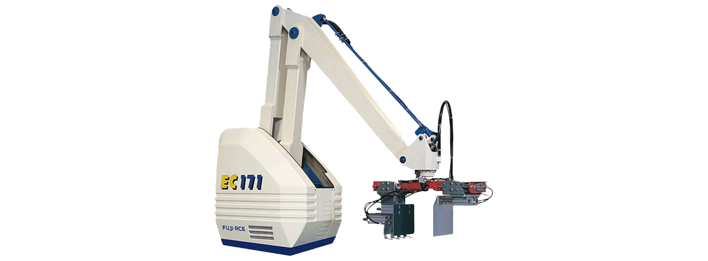 FUJI-ACE EC171全自動機械手臂，日本生產的自動化機器手臂，用於搬運紙箱，可提高生產效率、節省人力、確保生產線的穩定及安全